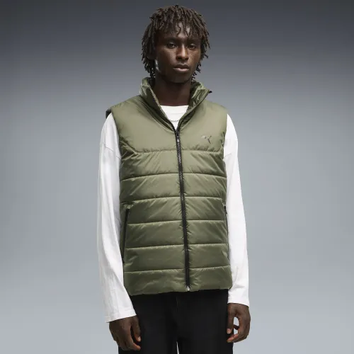 Essentials Padded Vest Men in Green () | Size Medium - PUMA - Modalova