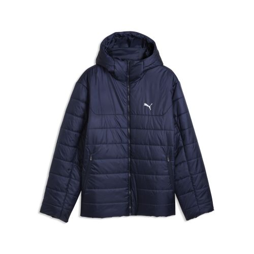Essentials Hooded Padded Jacket Men in Blue () | Size Large - PUMA - Modalova