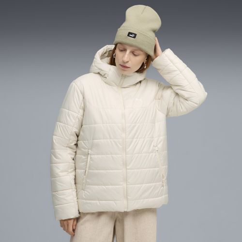 Essentials Hooded Padded Jacket Women in White | Size Large - PUMA - Modalova
