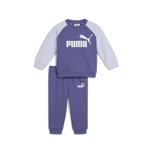 Conjunto de sudadera Minicats Essentials Raglan infantil, Ropa, Azul, 3-4Y - PUMA - Modalova