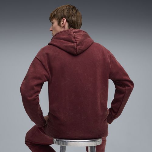 Essentials Elevated Relaxed Wash Hoodie Herren, Accessoires, Rot, XS - PUMA - Modalova