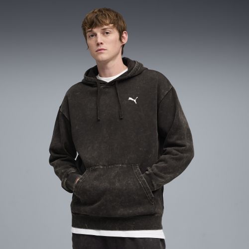 Sudadera holgada efecto lavado con capucha Essentials Elevated para hombre, Accesoiros, Negro, S - PUMA - Modalova