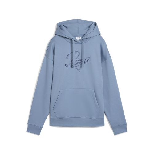 Sudadera con capucha Essentials Script Comfort para mujer, Ropa, Azul, XXS - PUMA - Modalova