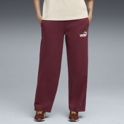 Pantaloni dritti con logo Essentials Nature 2.0 da donna, Accessori, Rosso, XXS - PUMA - Modalova