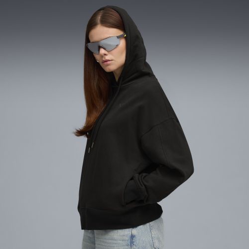 Felpa oversize con cappuccio HER da donna, Abbigliamento, Nero, XXS - PUMA - Modalova