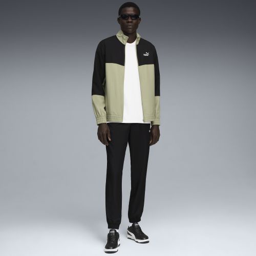 Chándal tejido con bloques de color para hombre, Ropa, Verde, S - PUMA - Modalova