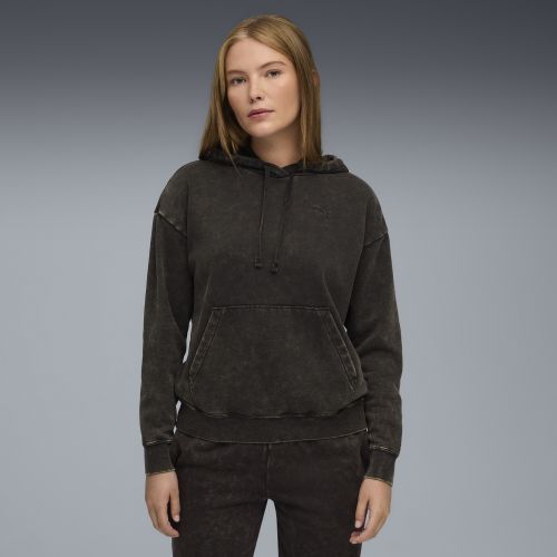 Felpa con cappuccio Essentials Elevated dal taglio morbido da donna, Abbigliamento, Nero, XXS - PUMA - Modalova