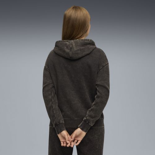 Felpa con cappuccio Essentials Elevated dal taglio morbido da donna, Abbigliamento, Nero, XXS - PUMA - Modalova