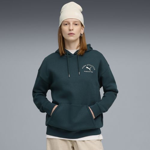 Sudadera holgada con capucha Class para mujer, Ropa, Verde, XXS - PUMA - Modalova