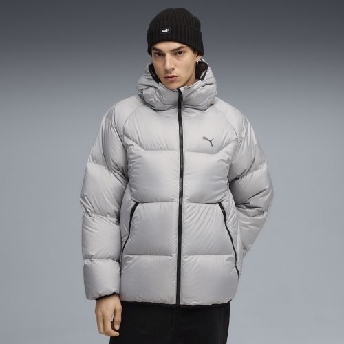 Piumino con cappuccio da uomo, Abbigliamento, Grigio, S - PUMA - Modalova
