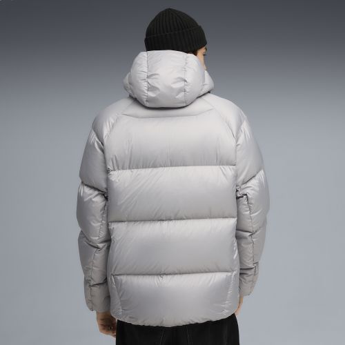 Piumino con cappuccio da uomo, Abbigliamento, Grigio, S - PUMA - Modalova