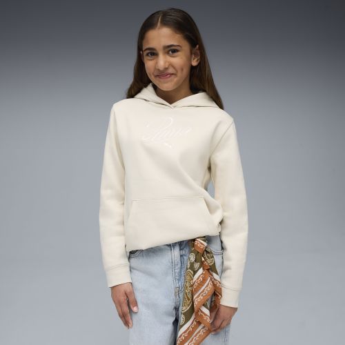 Sudadera con capucha Essentials Script juvenil, Accesoiros, Blanco, 15-16Y - PUMA - Modalova
