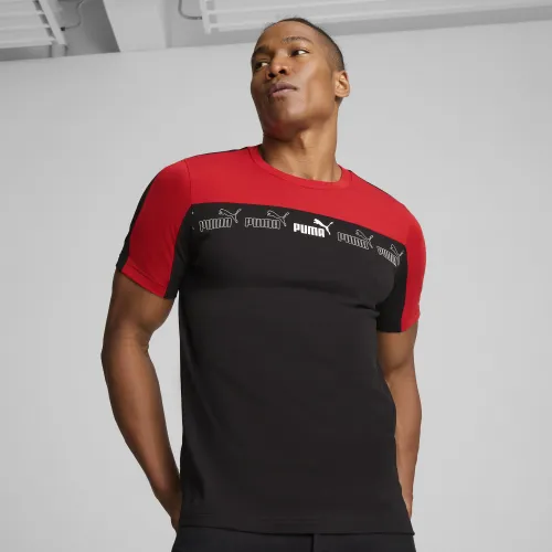 T-shirt Around the Block da uomo, Abbigliamento, Rosso, XS - PUMA - Modalova
