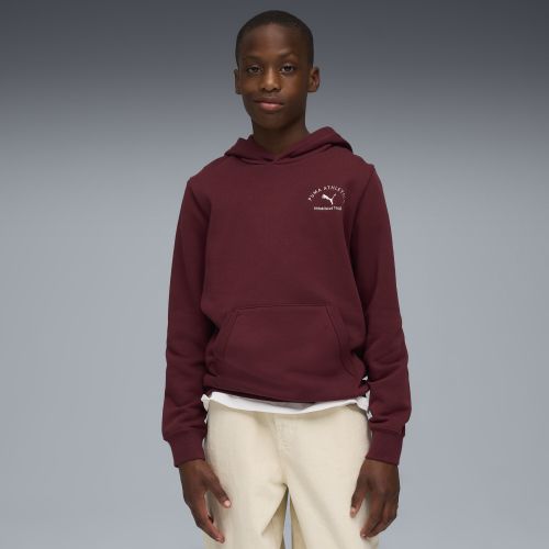 Felpa con cappuccio con grafica Class per ragazzi, Accessori, Rosso, 15-16Y - PUMA - Modalova