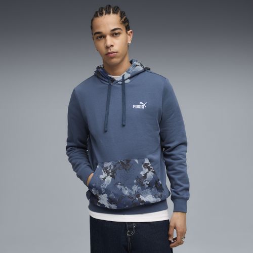 Felpa con cappuccio Essentials Camo da uomo, Accessori, Blu, S - PUMA - Modalova