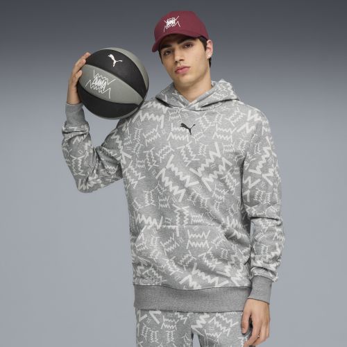 Felpa con cappuccio da basket teamJAWS Post Game da uomo, Accessori, Grigio, S - PUMA - Modalova