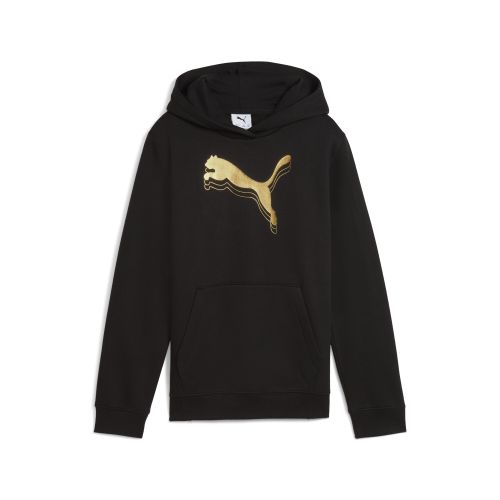 Felpa con cappuccio metallizzata Essentials per ragazzi, Accessori, Nero, 7-8Y - PUMA - Modalova