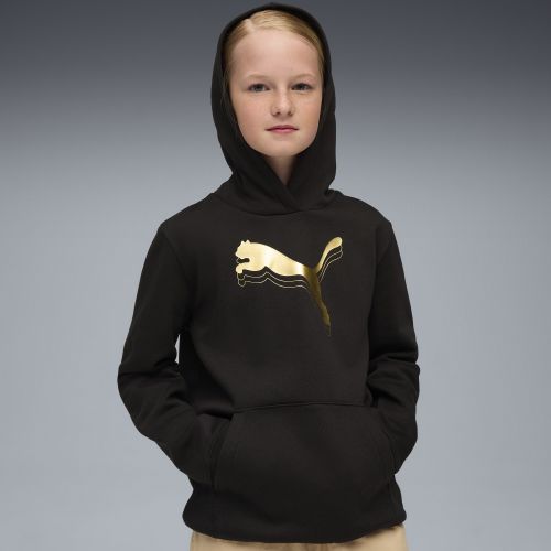 Felpa con cappuccio metallizzata Essentials per ragazzi, Accessori, Nero, 7-8Y - PUMA - Modalova