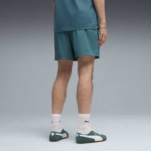 Shorts in tessuto Essentials Tape da 5" da uomo, Accessori, Verde, S - PUMA - Modalova