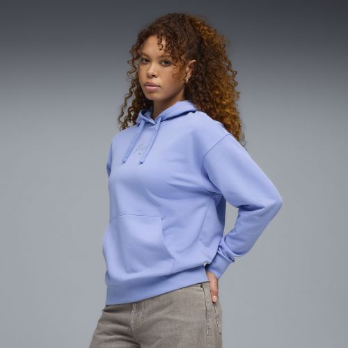Sudadera con capucha Essentials Script para mujer, Ropa, Morado, S - PUMA - Modalova