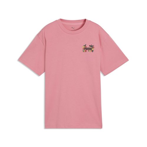 T-shirt con grafica MID 90s dal taglio morbido per ragazzi, Accessori, Rosa, 7-8Y - PUMA - Modalova