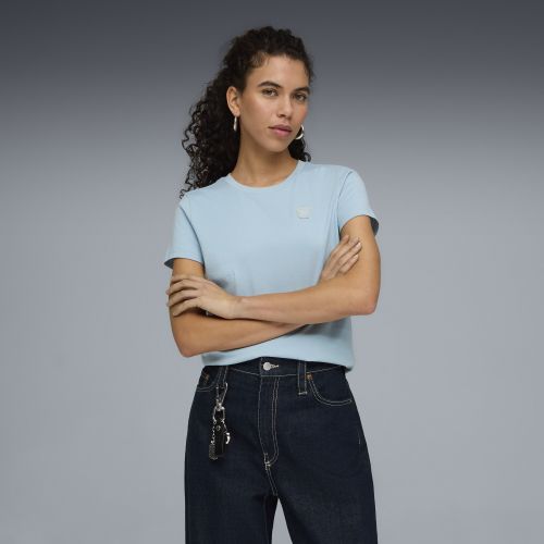 Camiseta Essentials Elevated para mujer, Ropa, Azul, S - PUMA - Modalova