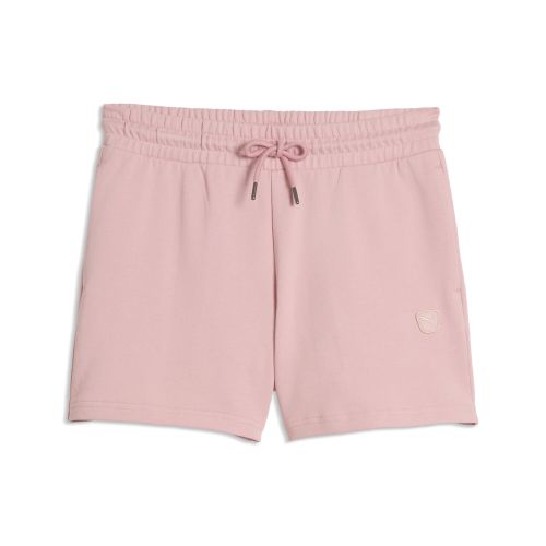 Shorts Essentials Elevated 5" de talle medio para mujer, Accesoiros, Rosa, S - PUMA - Modalova
