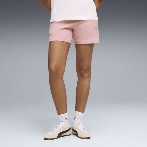 Shorts Essentials Elevated 5" de talle medio para mujer, Accesoiros, Rosa, S - PUMA - Modalova