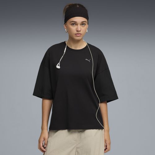 T-shirt oversize HER da donna, Abbigliamento, Nero, XS - PUMA - Modalova