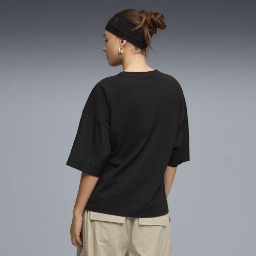 T-shirt oversize HER da donna, Abbigliamento, Nero, XS - PUMA - Modalova