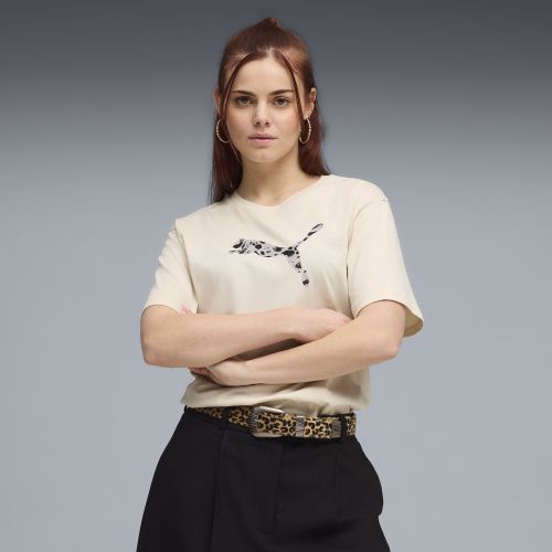 Camiseta holgada Essentials Graphics Animal para mujer, Ropa, Blanco, XS - PUMA - Modalova