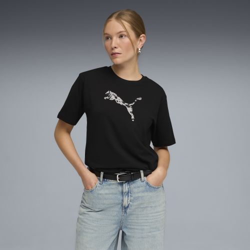 Camiseta holgada Essentials Graphics Animal para mujer, Ropa, Negro, XS - PUMA - Modalova