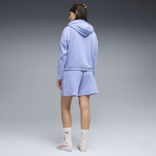 Chándal corto holgado con capucha para mujer, Ropa, Morado, S - PUMA - Modalova