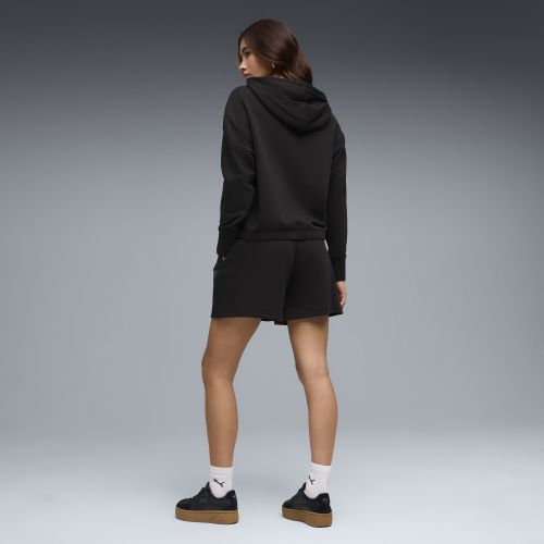 Chándal corto holgado con capucha para mujer, Ropa, Negro, S - PUMA - Modalova