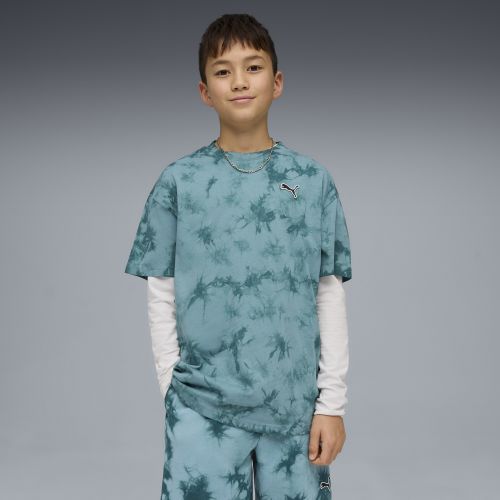Camiseta holgada Essentials tie-dye juvenil, Ropa, Verde, 7-8Y - PUMA - Modalova
