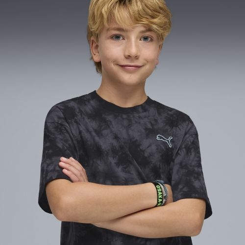Camiseta holgada Essentials tie-dye juvenil, Ropa, Negro, 7-8Y - PUMA - Modalova