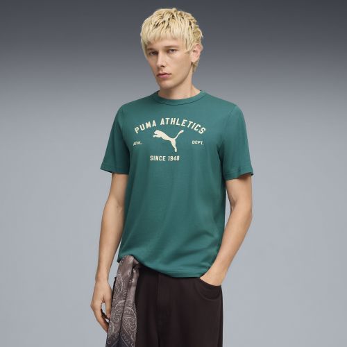 Camiseta estampada Class para hombre, Ropa, Verde, S - PUMA - Modalova