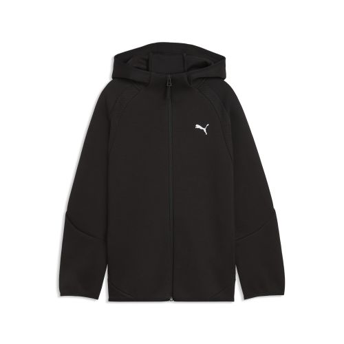 Felpa con cappuccio e zip integrale Evostripe da ragazzo, Accessori, Nero, 15-16Y - PUMA - Modalova
