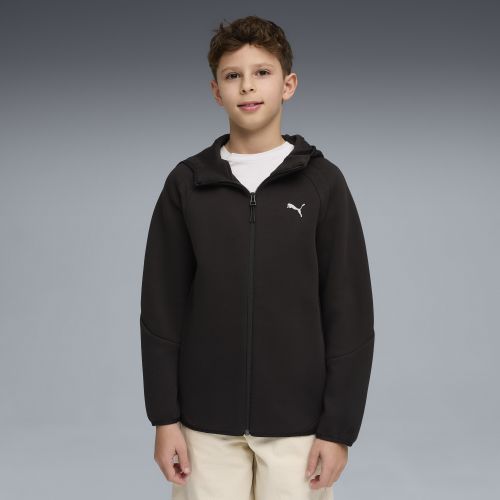 Sudadera juvenil con capucha Evostripe Full-Zip, Accesoiros, Negro, 15-16Y - PUMA - Modalova