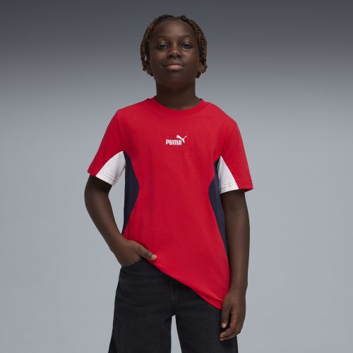 Camiseta Essentials Block juvenil, Ropa, Rojo, 15-16Y - PUMA - Modalova