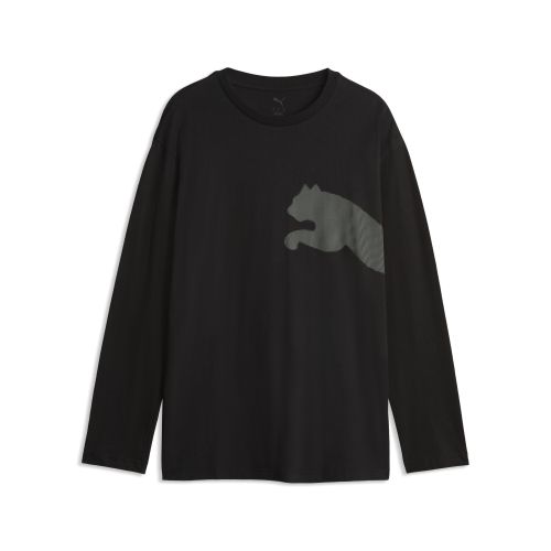Essentials Relaxed Big Cat Logo Langarmshirt Herren, Kleidung, , S - PUMA - Modalova