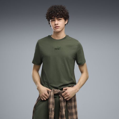 Essentials Small No.1 Logo T-Shirt Men in Green | Size Large - PUMA - Modalova