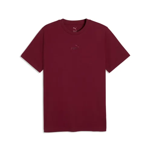 Essentials Small No.1 Logo T-Shirt Men in Red | Size Medium - PUMA - Modalova