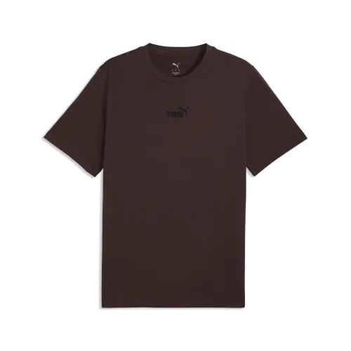 Essentials Small No.1 Logo T-Shirt Men in Brown () | Size Medium - PUMA - Modalova