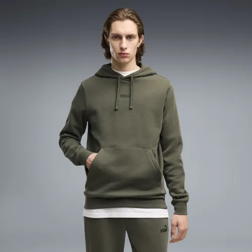 Essentials No. 1 Logo Hoodie Men in Green () | Size Small - PUMA - Modalova