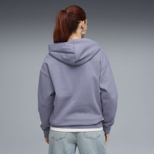 Sudadera de felpa con capucha Essentials de corte holgado para mujer, Ropa, Gris, XXS - PUMA - Modalova