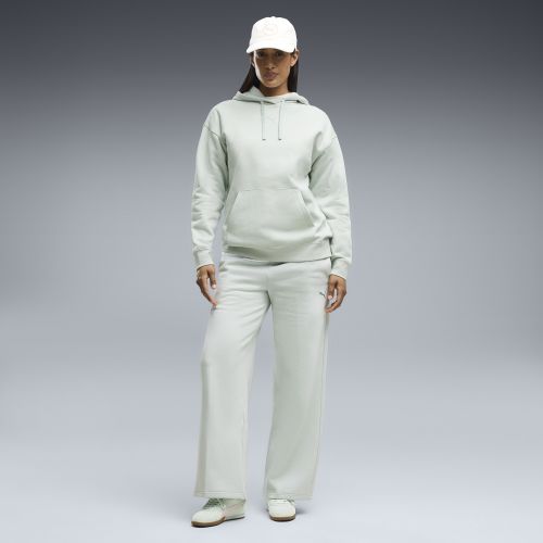 Pantalones anchos de felpa Essentials Cat para mujer, Ropa, Verde, S - PUMA - Modalova