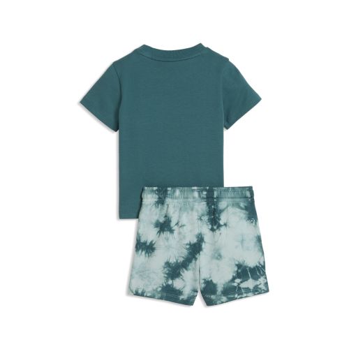 Completo T-shirt e shorts Essentials Tie-Dye per bimbi ai primi passi, Accessori, Verde, 4-6M - PUMA - Modalova