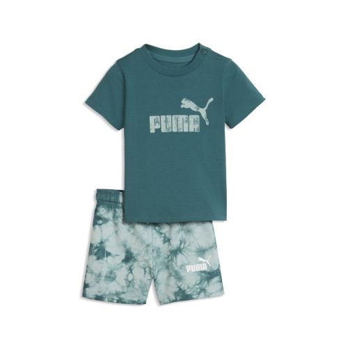 Completo T-shirt e shorts Essentials Tie-Dye per bimbi ai primi passi, Accessori, Verde, 4-6M - PUMA - Modalova