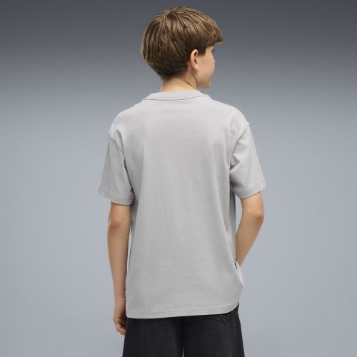 Camiseta estampada Essentials Logo Lab de corte holgado juvenil, Ropa, Gris, 15-16Y - PUMA - Modalova